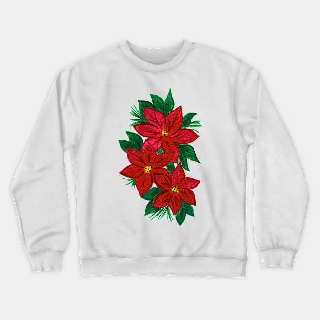 Christmas star Crewneck Sweatshirt by Grazia